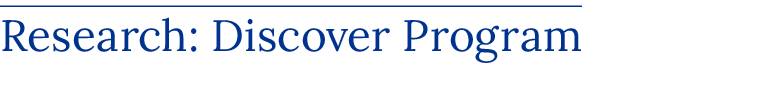 Research: Discover Program 