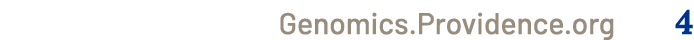Genomics.Providence.org 4